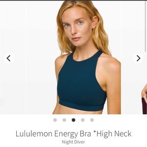Lululemon energy bra high neck NWT size 4